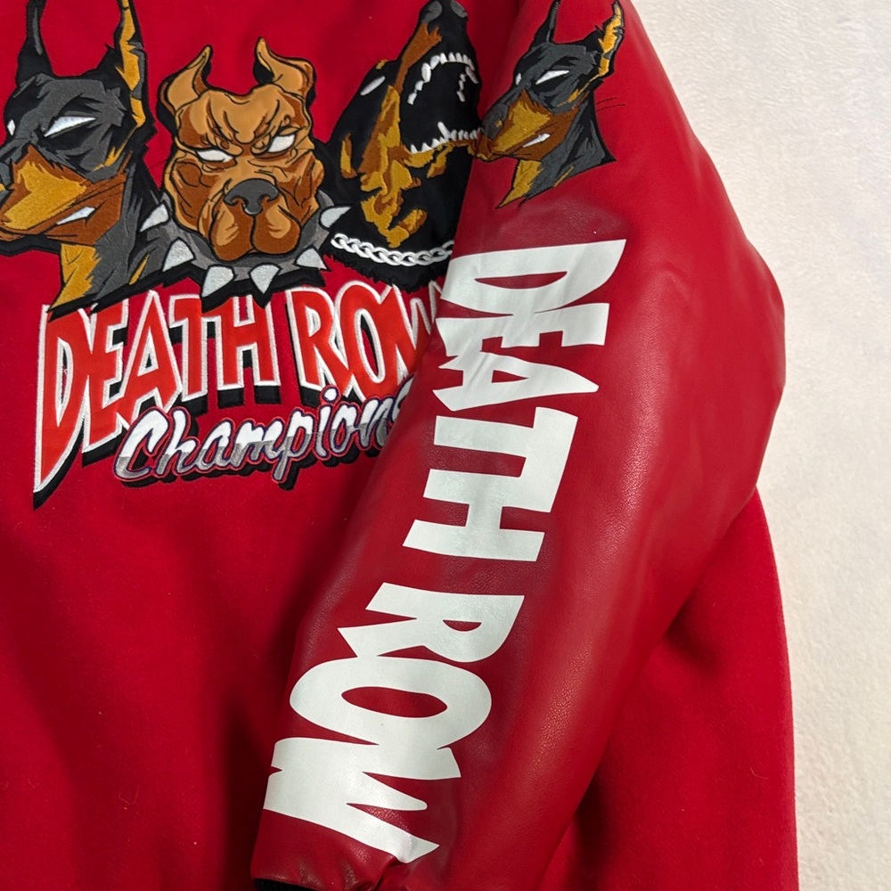 Death Row Red Varsity Jacket - Picture 12 of 14